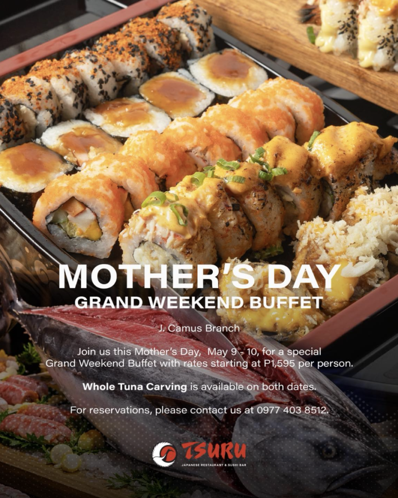 mother's day grand weekend buffet