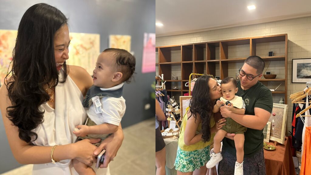 Caprice Ledesma of Slow Made with her family