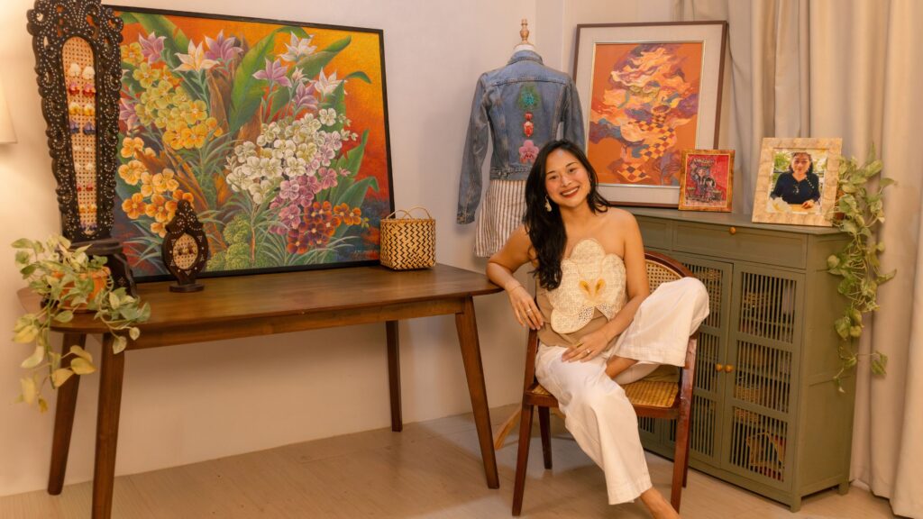 Caprice Ledesma in her Davao home studio space.