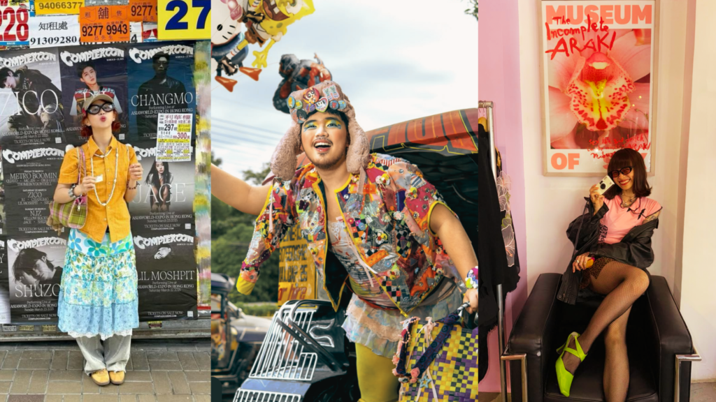 Local content creators showcasing expressive whimsy fashion and layers inspired by Filipino pop culture styles.