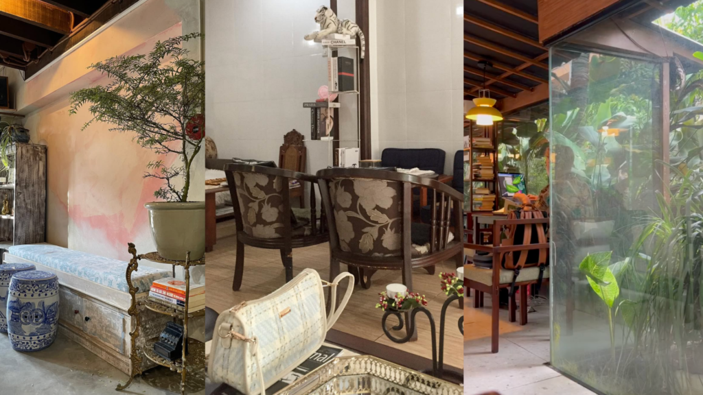 Maximalist third spaces and cozy local cafes designed with vintage accents, drawing inspiration from traditional households in Filipino pop culture.
