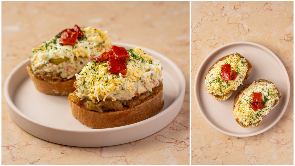 Crab Pintxos on ciabatta with zesty chimichurri from Got Soul MNL
